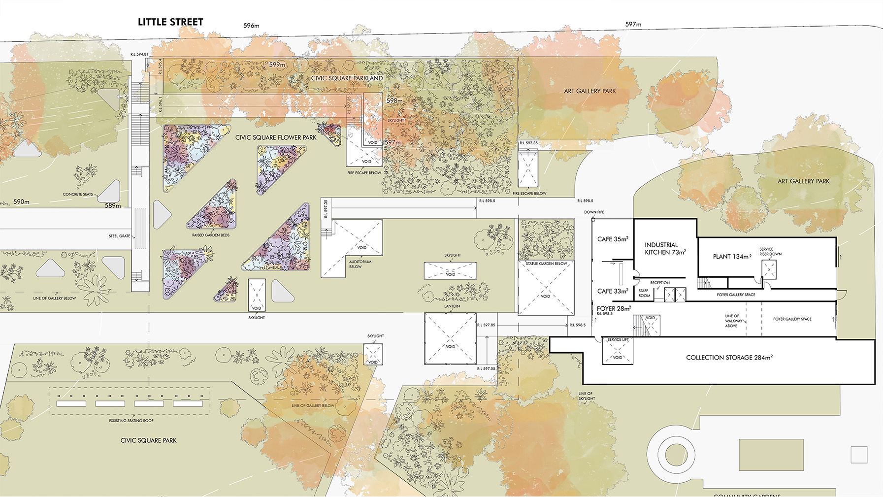 Toowoomba Art Gallery Ground Floor Plan